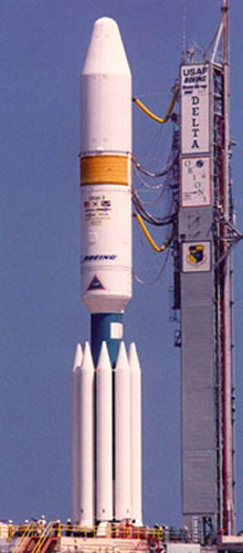 Delta III 8930 rocket used for the DM-F3 space launch