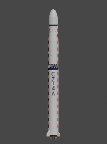 Long March 4A rocket used for the Feng Yun 1B space launch