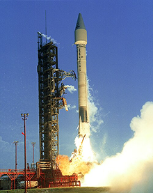Atlas I rocket used for the UHF F/O F3 space launch