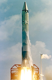 Atlas LV-3C Centaur D rocket used for the Surveyor 4 space launch