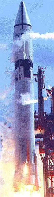 Atlas LV-3C Centaur rocket used for the AC-2 Instrumentation Ring space launch