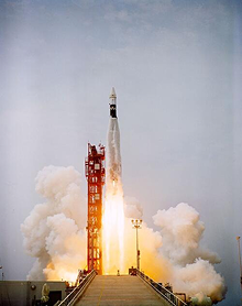 Atlas SLV-3 rocket used for the PRIME 3 space launch