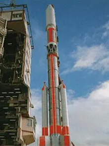 Mu-3S-II rocket used for the Sakigake space launch