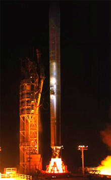 Titan 33B rocket used for the Jumpseat 3 space launch