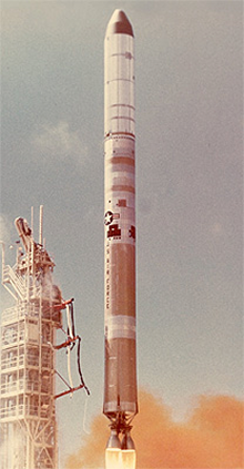 Titan 34B rocket used for the Jumpseat 6 space launch