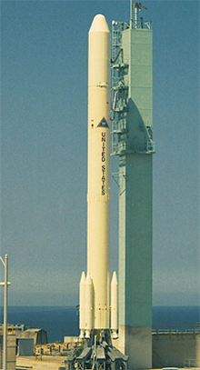 Delta 1410 rocket used for the Geos 3 space launch