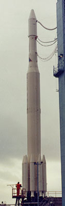 Delta 1900 rocket used for the AE-C space launch