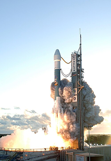 Delta II 7320 rocket used for the Icesat space launch