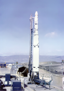 Thor Agena A rocket used for the Discoverer 5 space launch