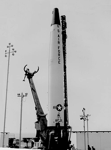 Thor Burner 2 rocket used for the DSAP-4A F1 space launch
