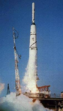 Thor SLV-2 Agena B rocket used for the Alouette 2 space launch
