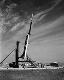 Trailblazer 1 rocket used for the Trailblazer 1g space launch