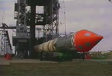 K65M-RB rocket used for the BOR-4 403 space launch