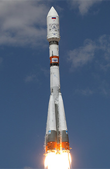 Soyuz 2.1a Fregat rocket used for the Meridian No. 11L space launch