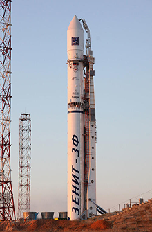 Zenit rocket used for the Electro-L No.2 space launch