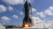 Starship V3 rocket used for the Starlink Group 31-1 (Starship Flight 14) space launch