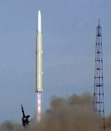 Tsiklon-2A rocket used for the US-AO 3 space launch