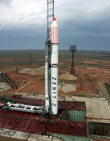Zenit-2 11K77.05 rocket used for the Globalstar 5, 7, 9 to 13, 16 to 18, 20, 21 space launch